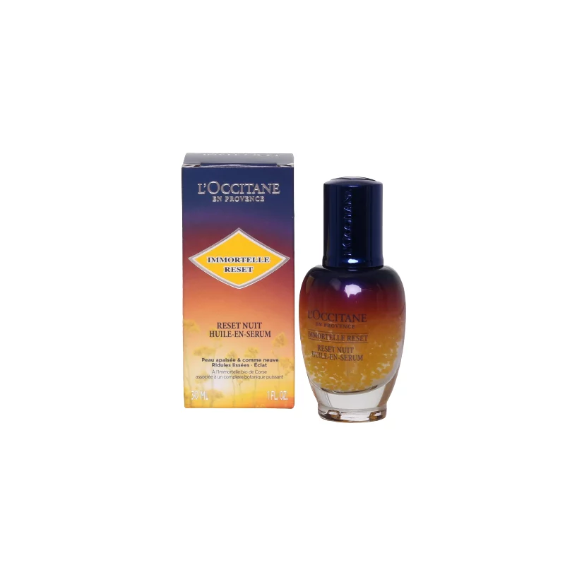 L’Occitane Immortelle Overnight Reset Öl-in-Serum 30 ml – regenerierende Nachtpflege