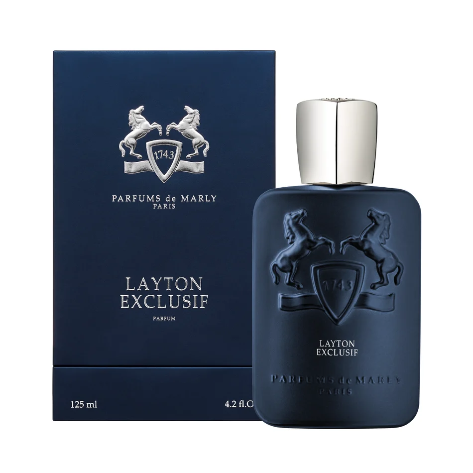 Flakon und Schachtel von Parfums de Marly Layton Exclusif