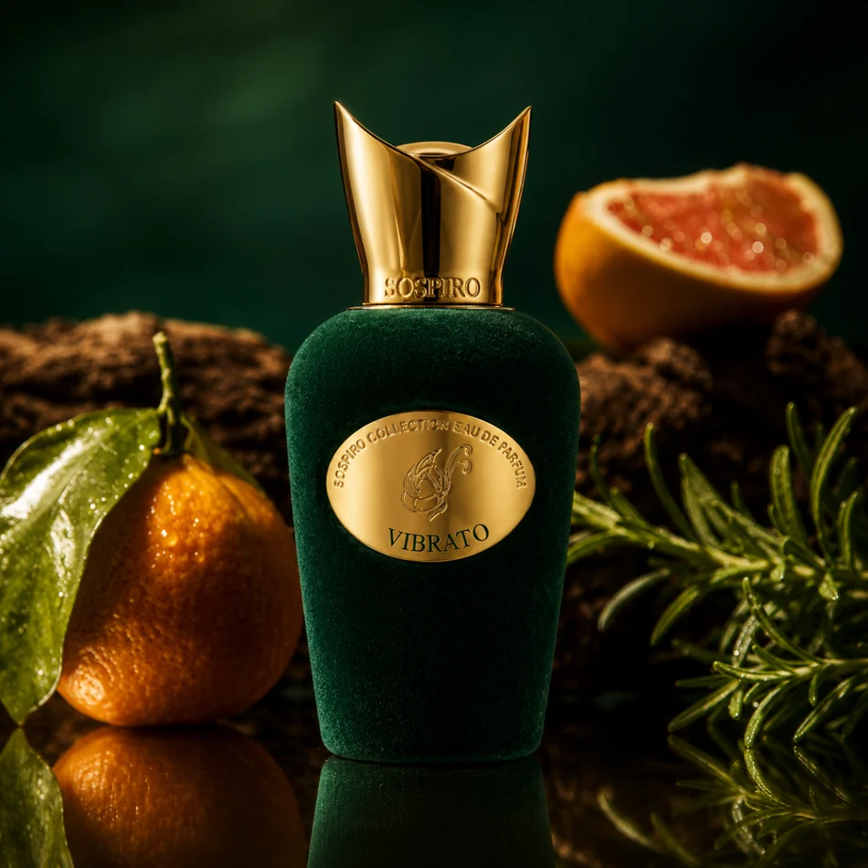 Sospiro Vibrato Eau de Parfum in einer Duftinszenierung