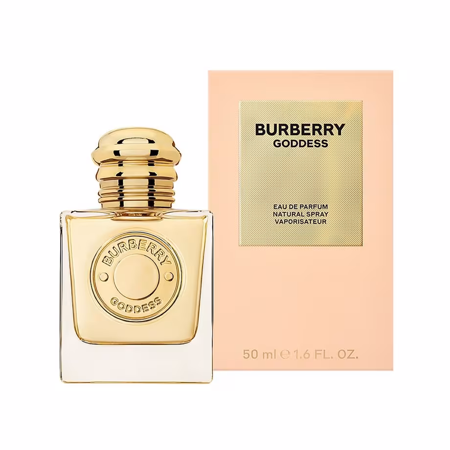 Quadratischer Flakon des Burberry Goddess Eau de Parfum